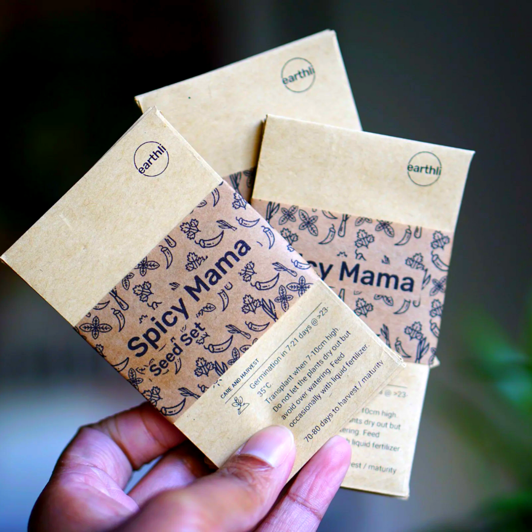 Assortment of seed packets